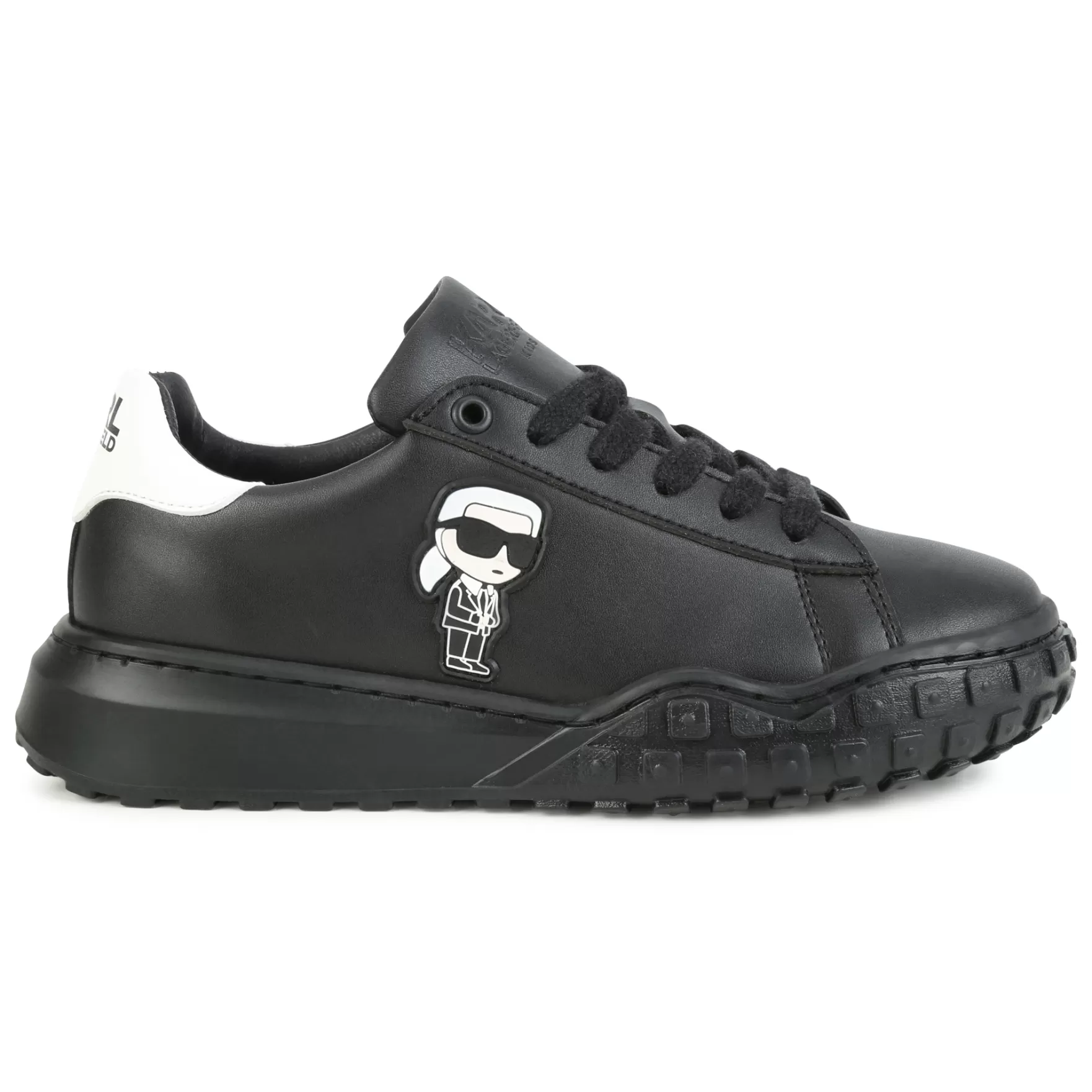 Jongen KARL LAGERFELD KIDS Leren Sneakers Met Veters