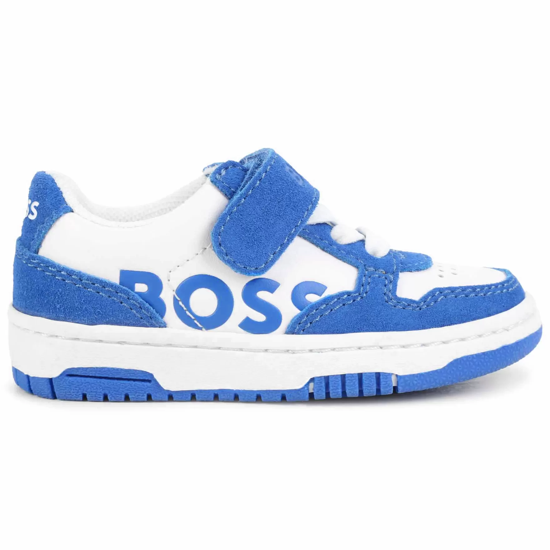 Jongen BOSS Leren Sneakers Met Veters