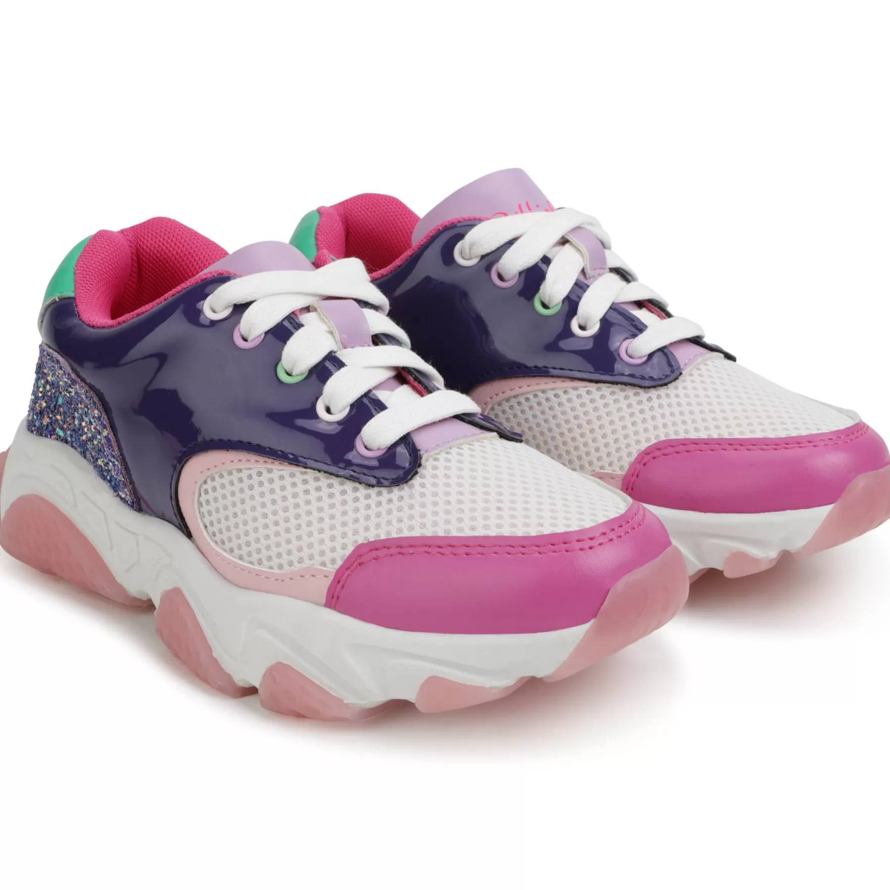 Meisje BILLIEBLUSH Meerkleurige Vetersneakers