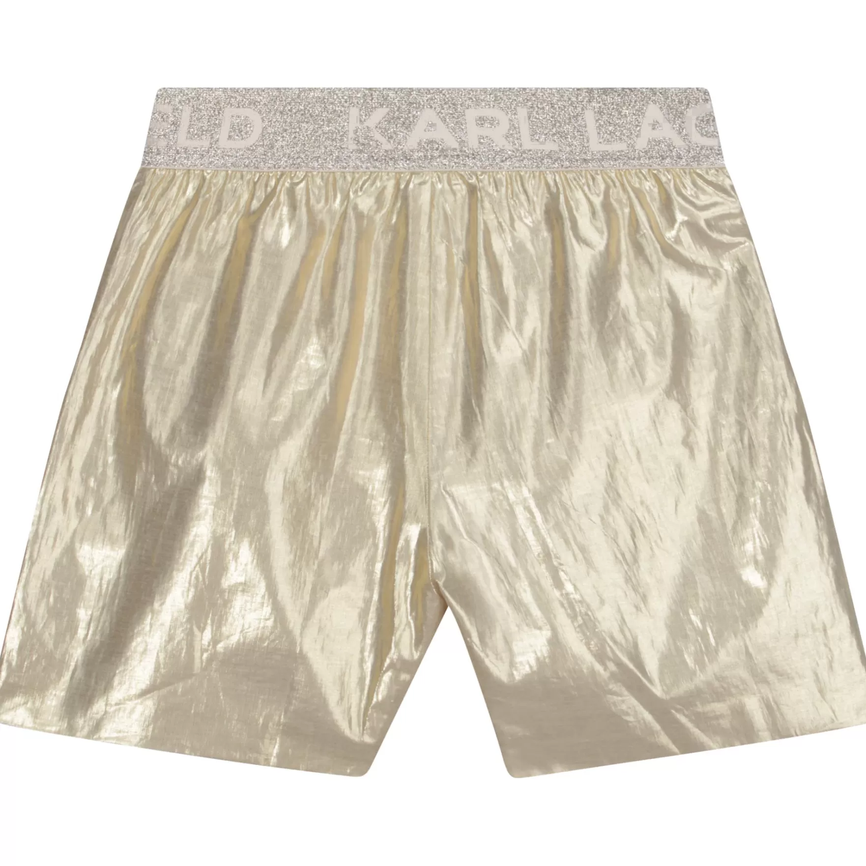 Meisje KARL LAGERFELD KIDS Metallic Short Met Voering