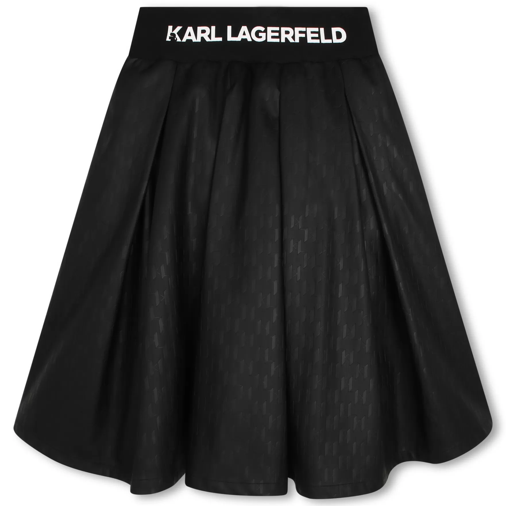 Meisje KARL LAGERFELD KIDS Midirok Van Gecoate Stof