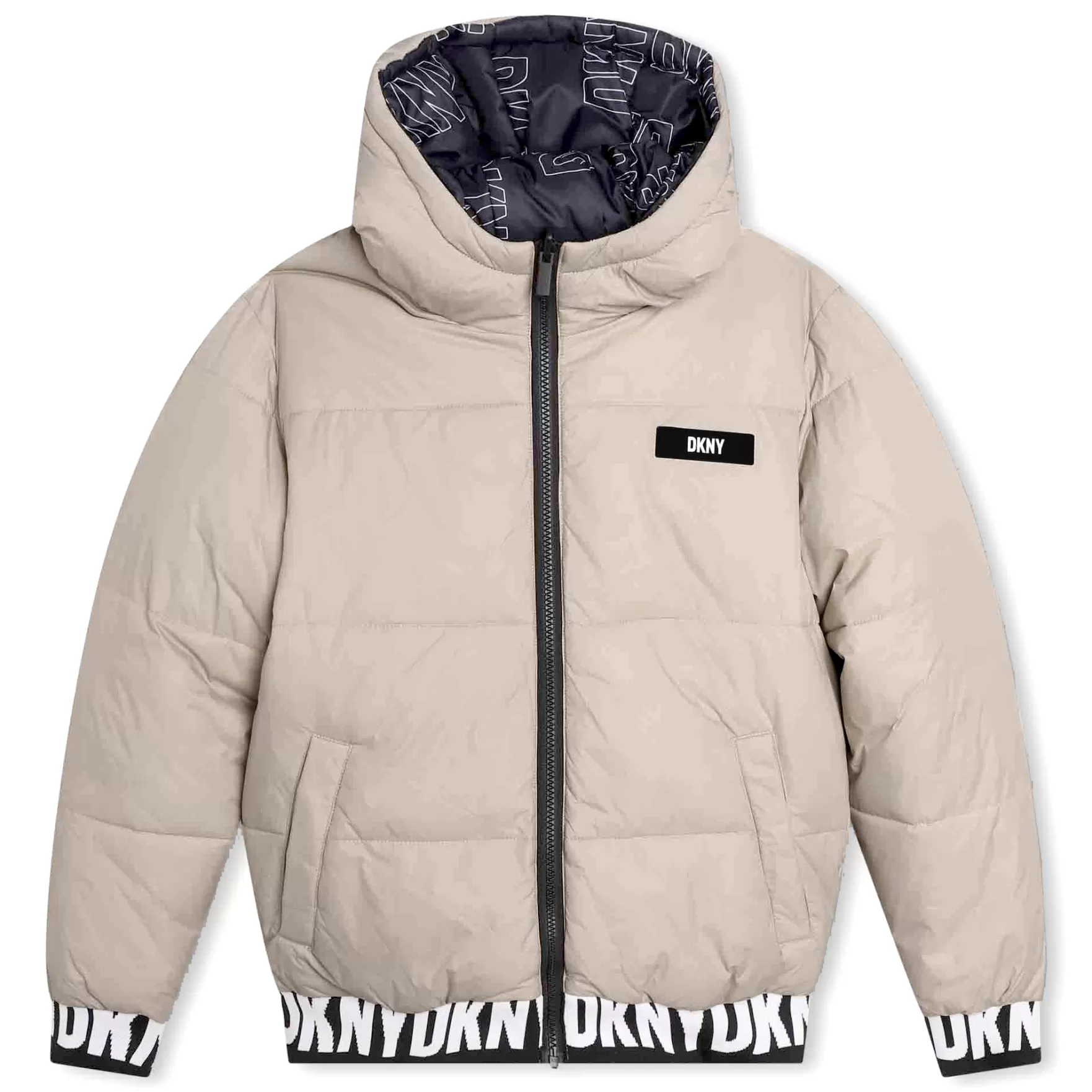 Meisje DKNY Omkeerbare Waterdichte Anorak