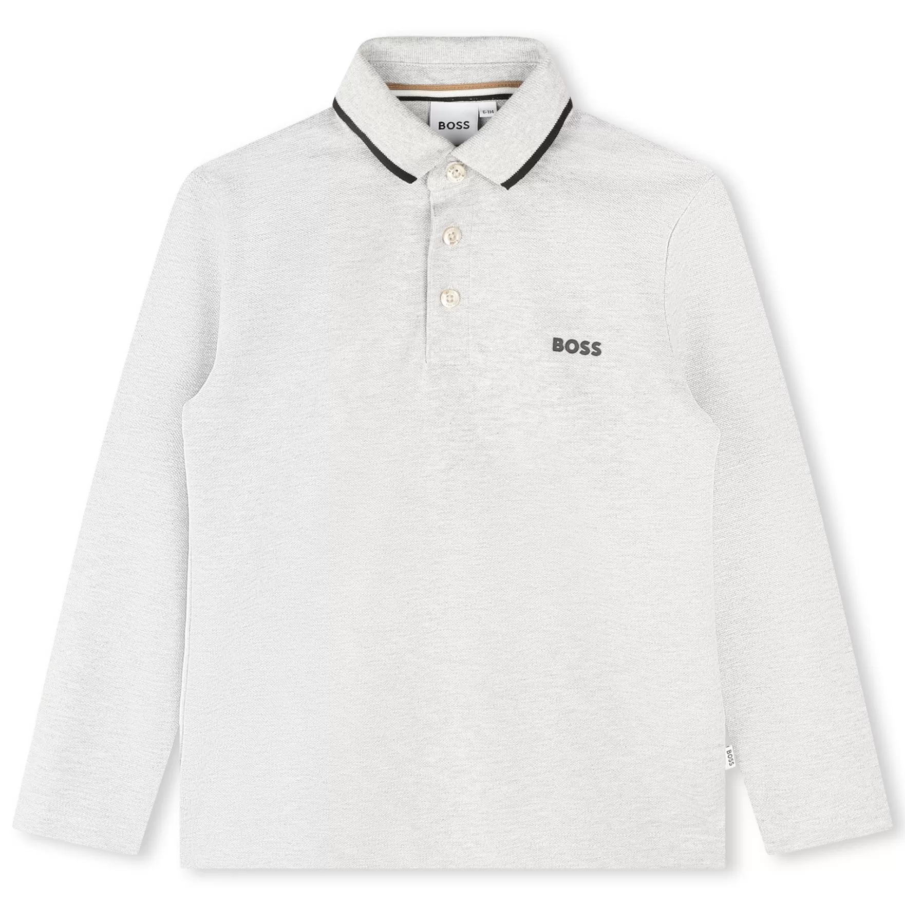 Jongen BOSS Polo Met Lange Mouwen