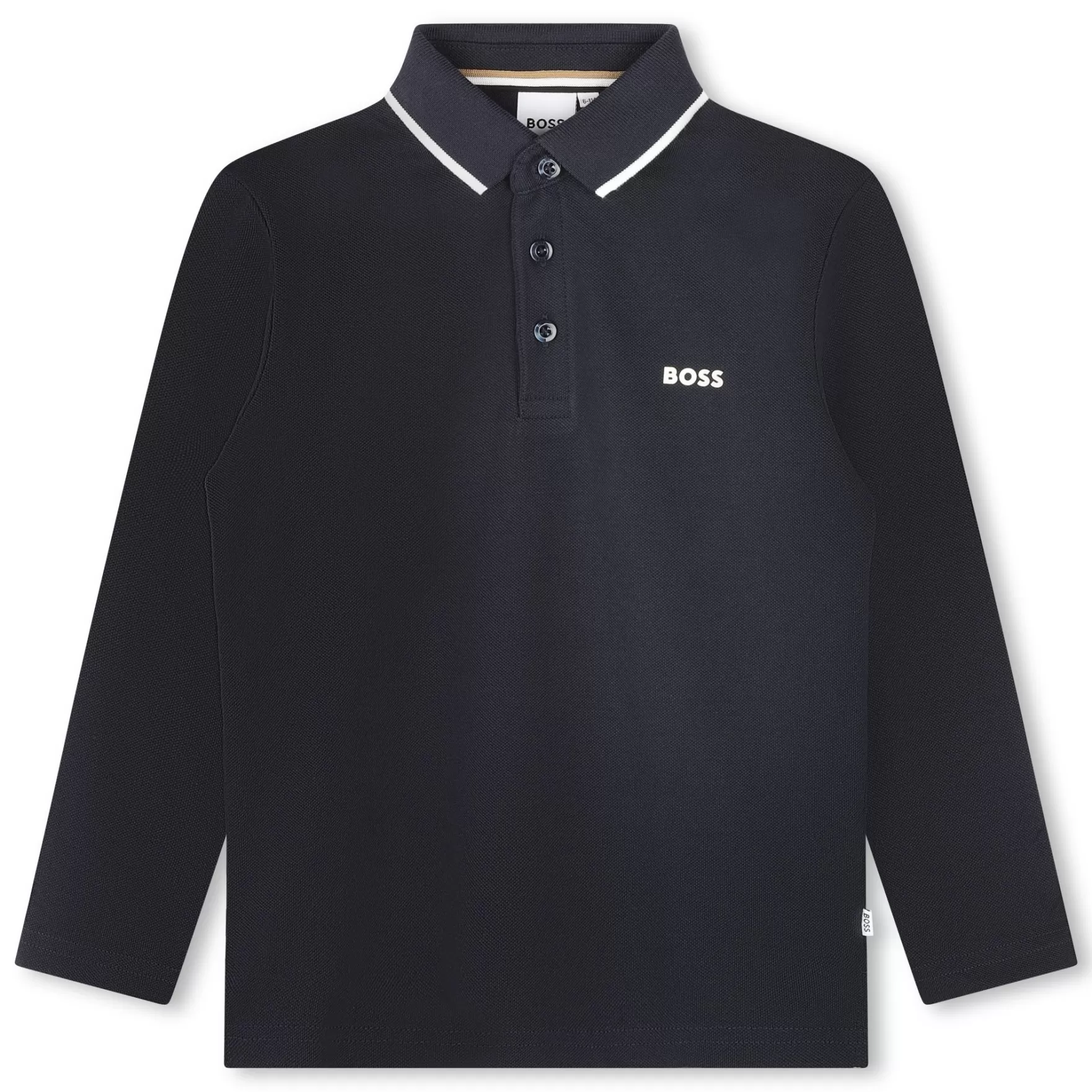 Jongen BOSS Polo Met Lange Mouwen