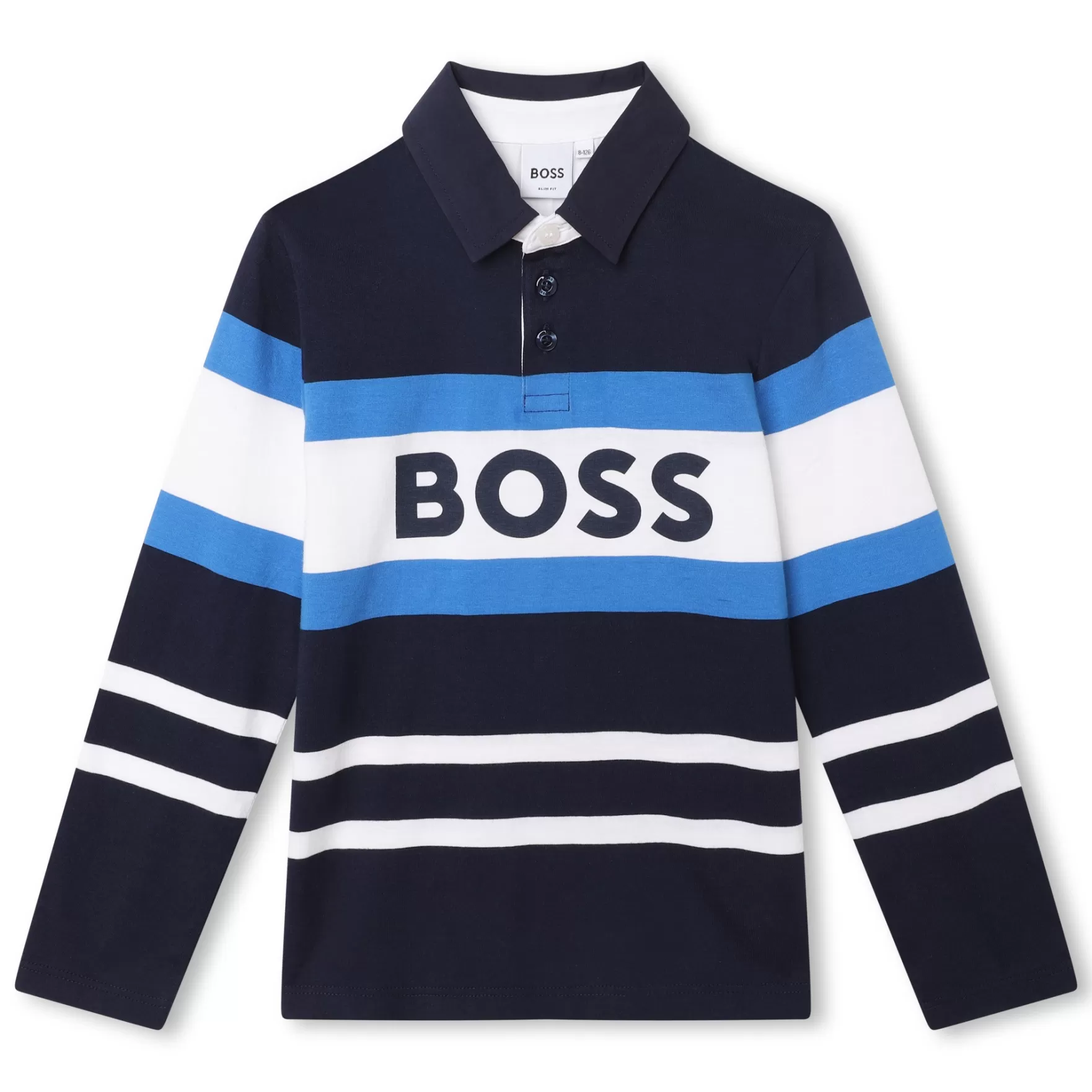 Jongen BOSS Polo Met Lange Mouwen