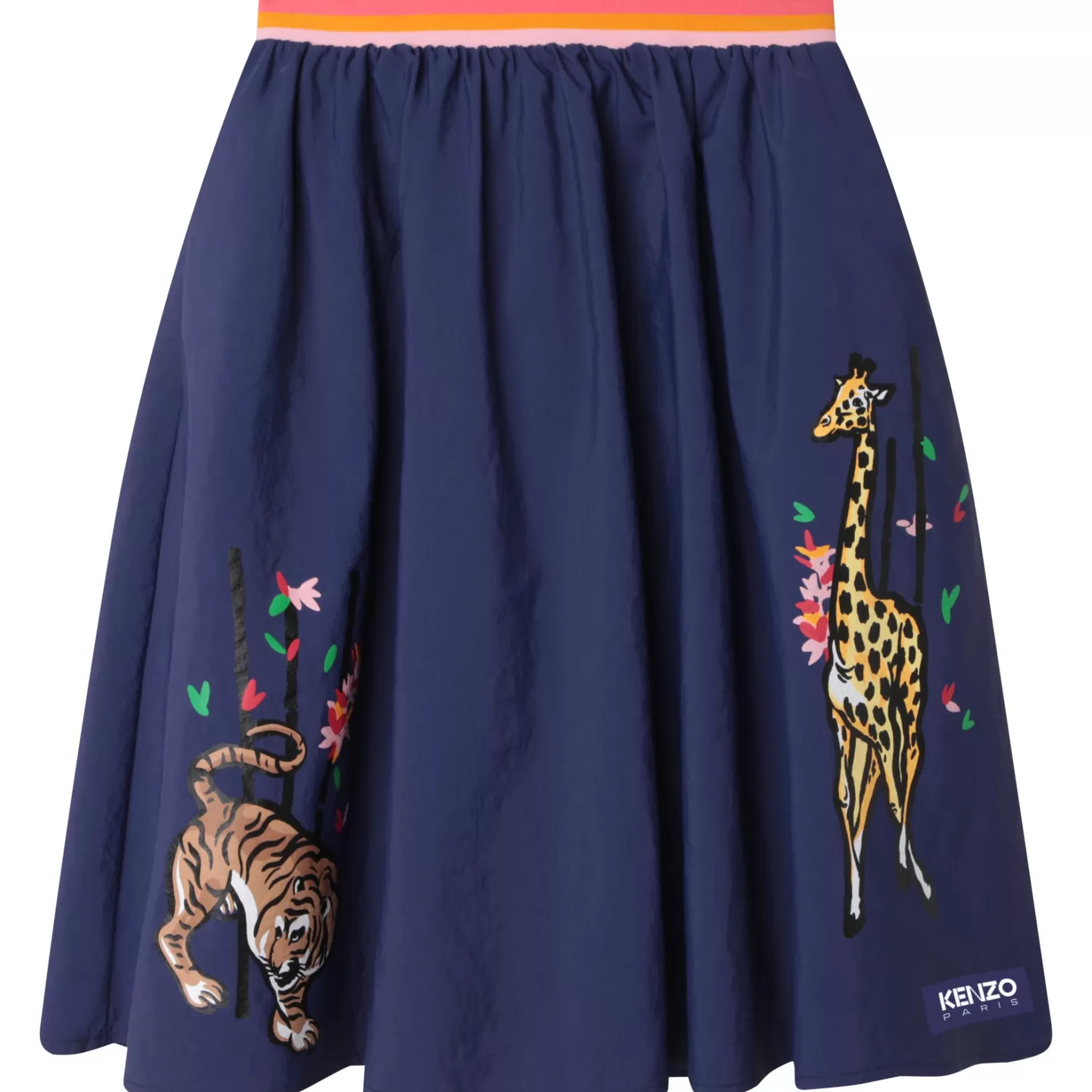 Meisje KENZO KIDS Rok Met Meerkleurige Taille