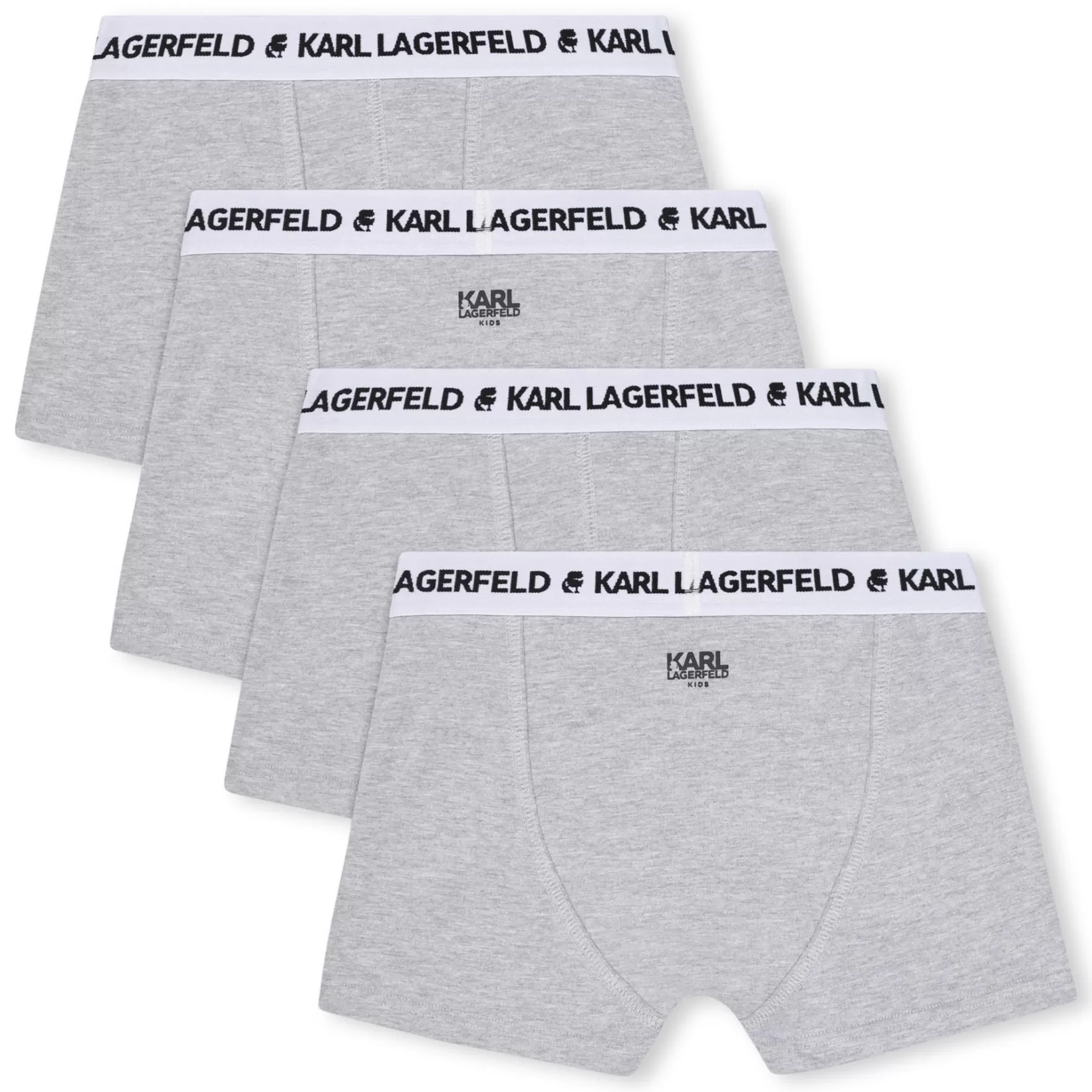 Jongen KARL LAGERFELD KIDS Set Van 2 Katoenen Boxershorts