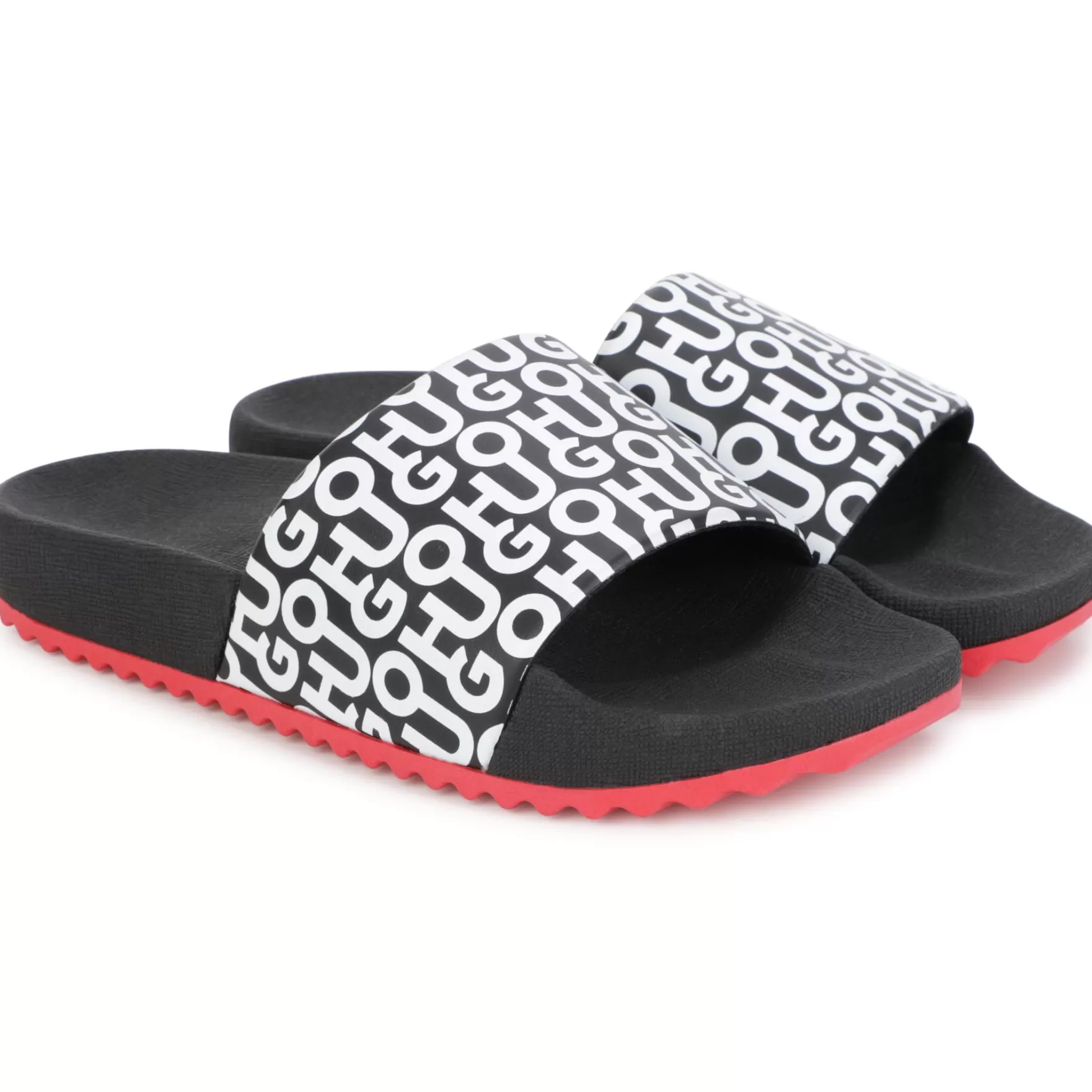 Jongen HUGO Slippers Met Logoprint