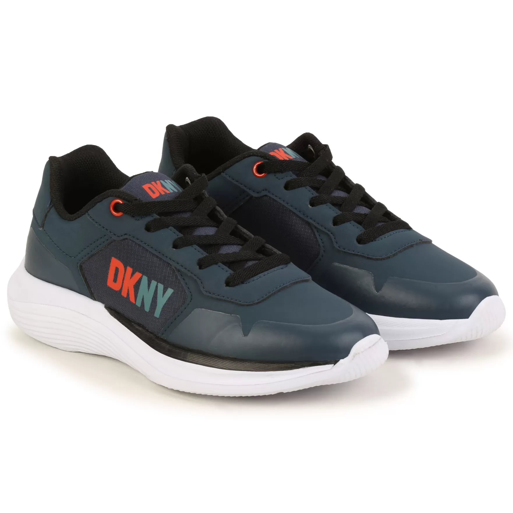 Jongen DKNY Sneakers Met Veters En Logo