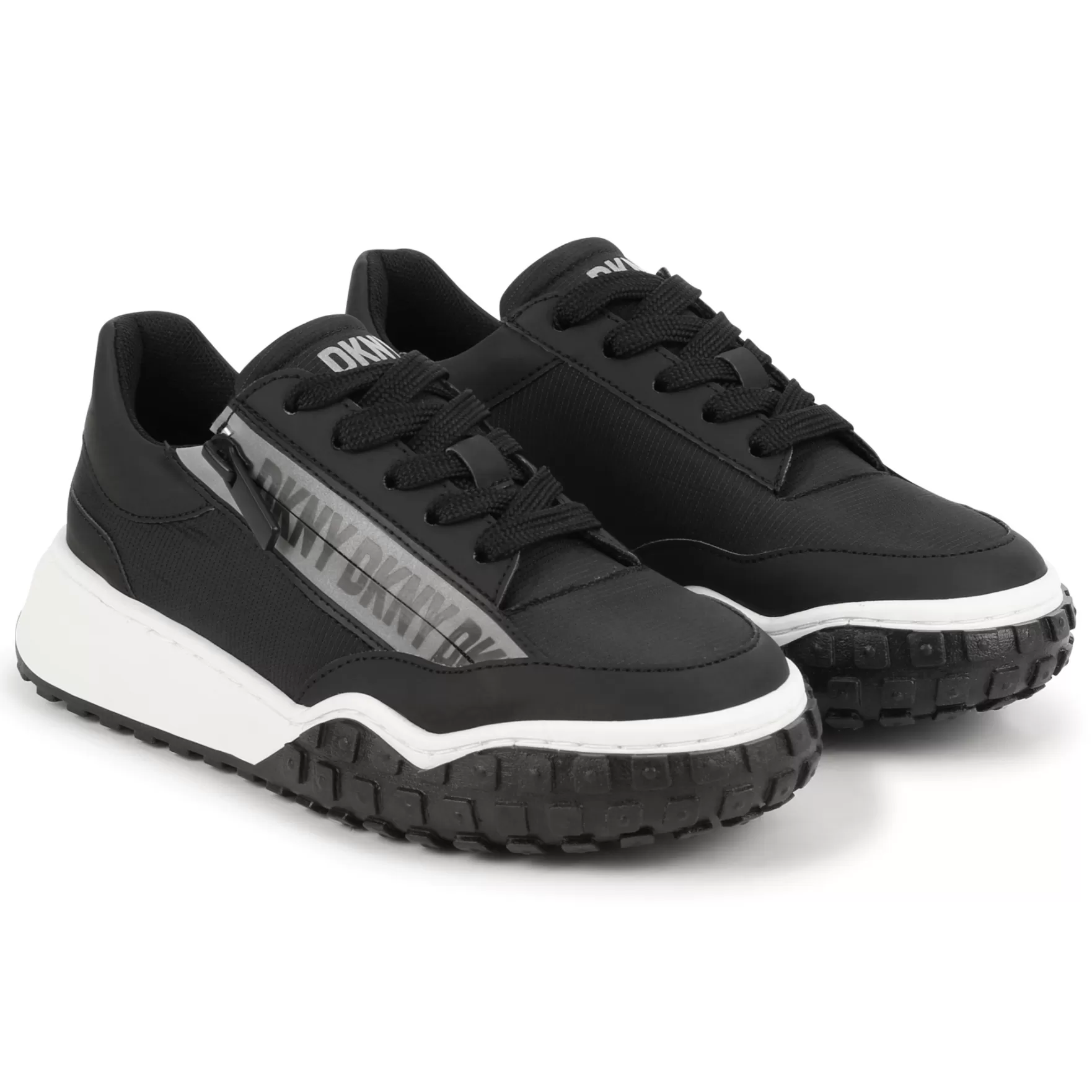 Jongen DKNY Stoffen Sneakers Met Veters