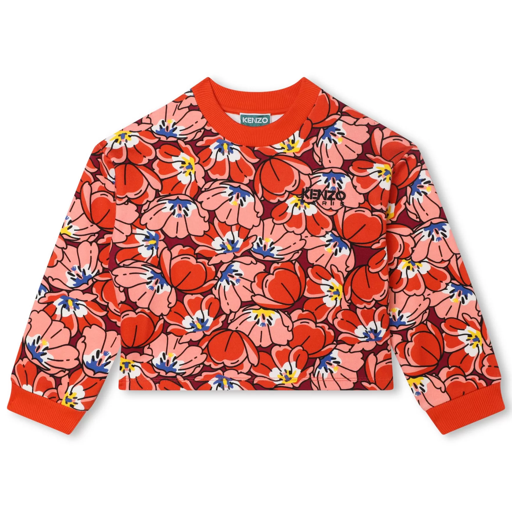 Meisje KENZO KIDS Sweater Met Bloemenprint