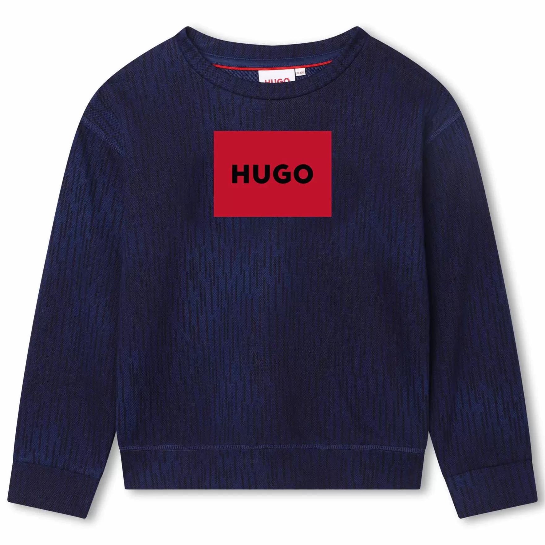 Jongen HUGO Sweater Met Pique-Effect