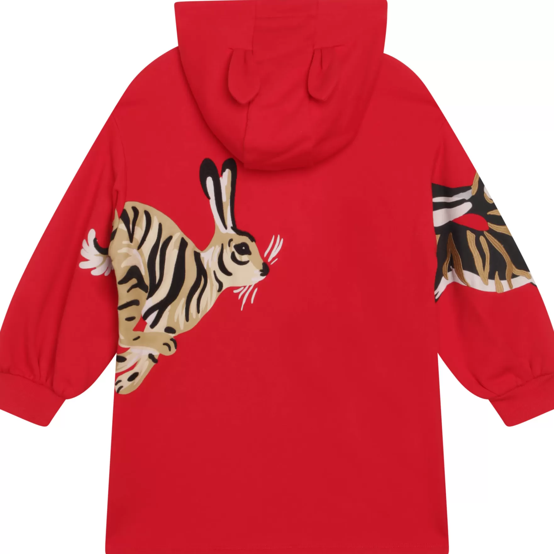 Meisje KENZO KIDS Sweaterjurk Met Capuchon