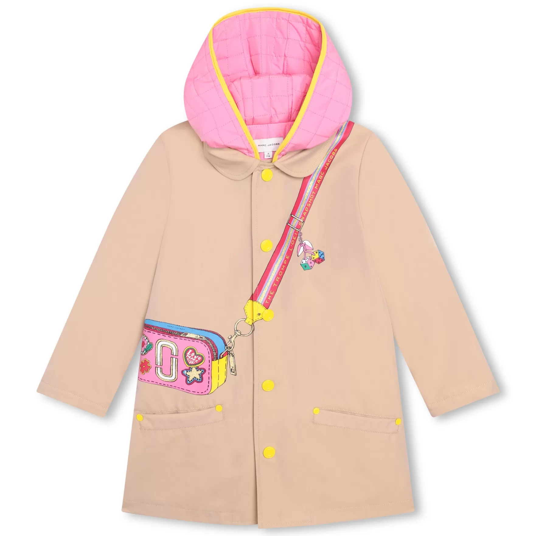 Meisje MARC JACOBS Trenchcoat Met Capuchon