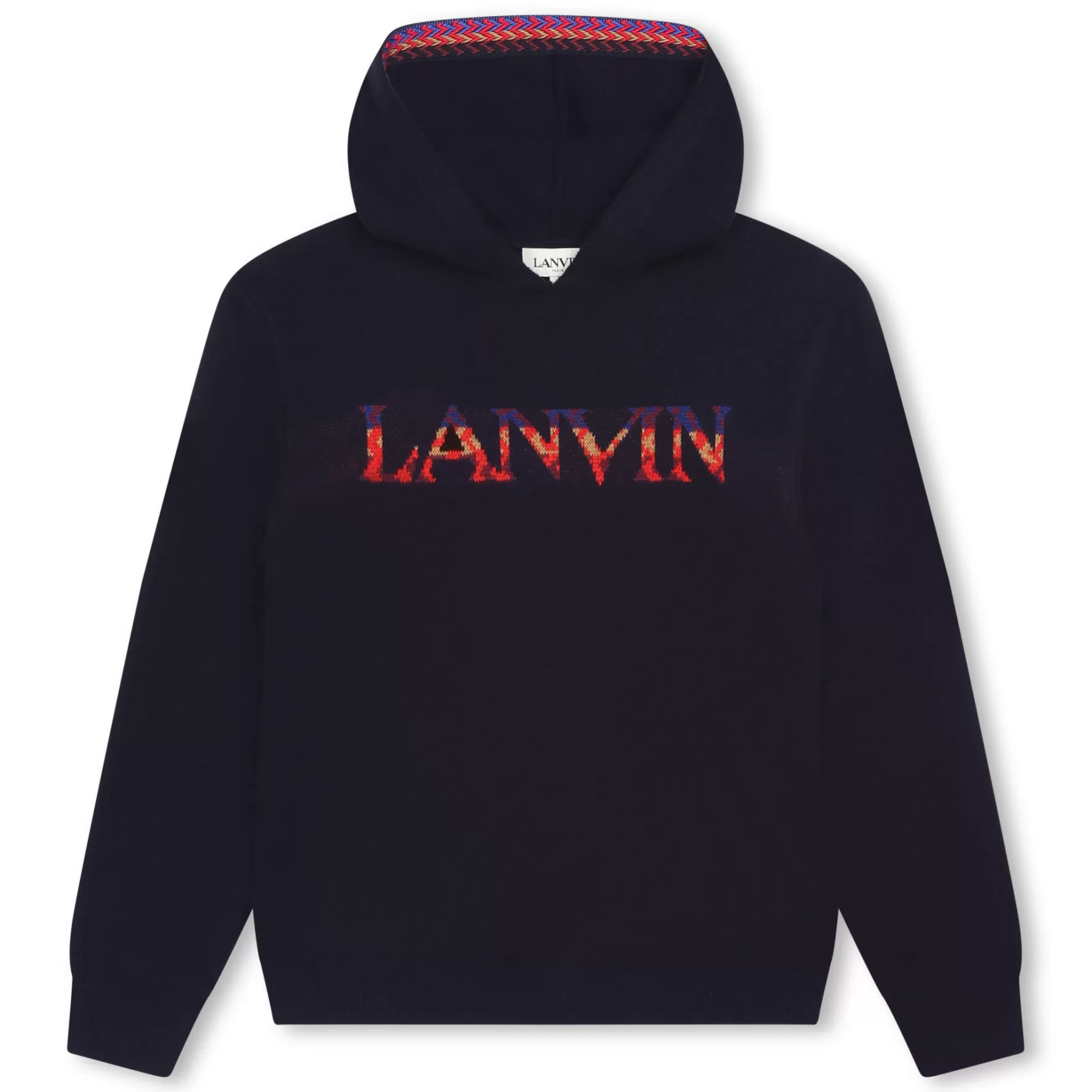 Jongen LANVIN Tricot Sweatshirt Met Capuchon