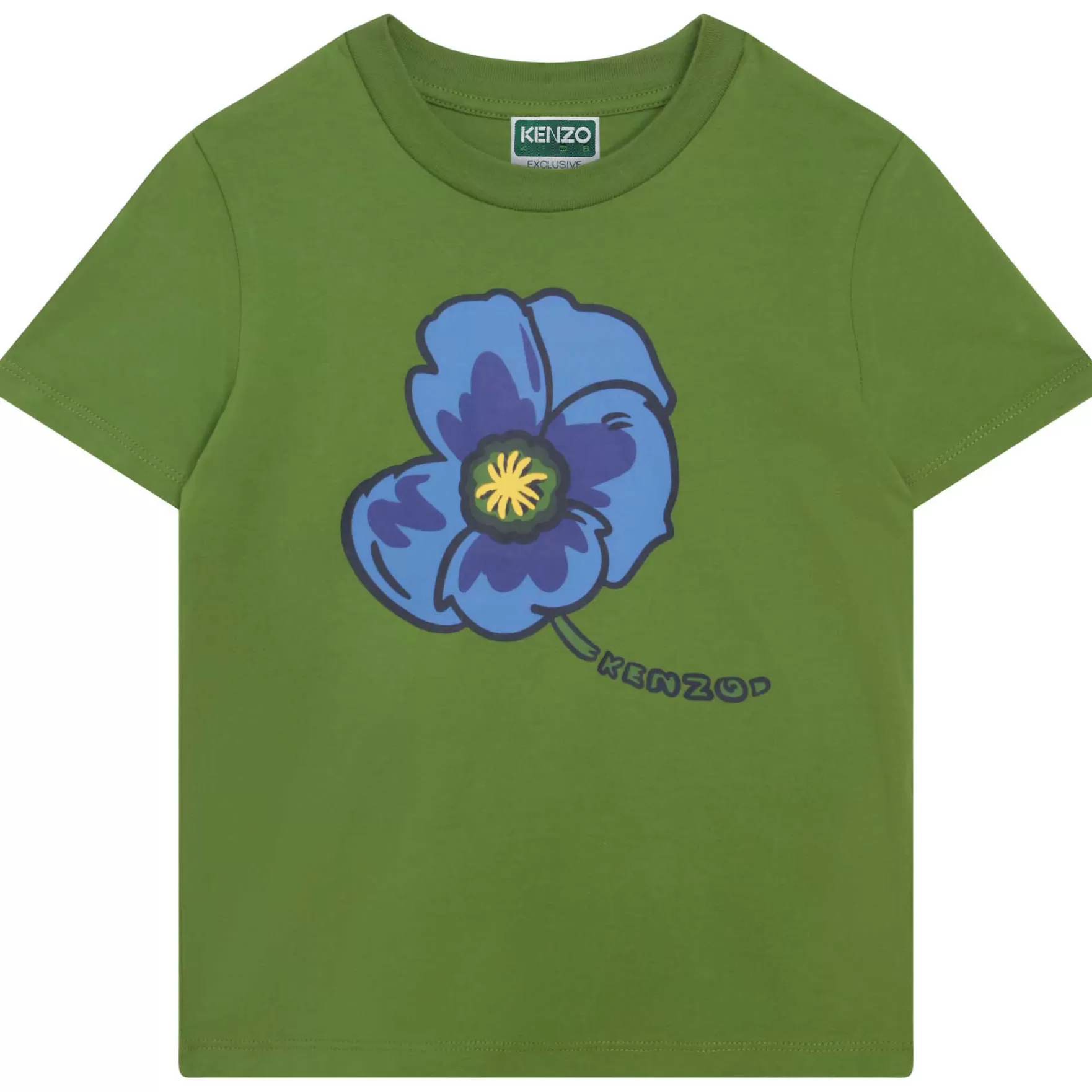 Jongen KENZO KIDS T-Shirt Met Bloemenprint