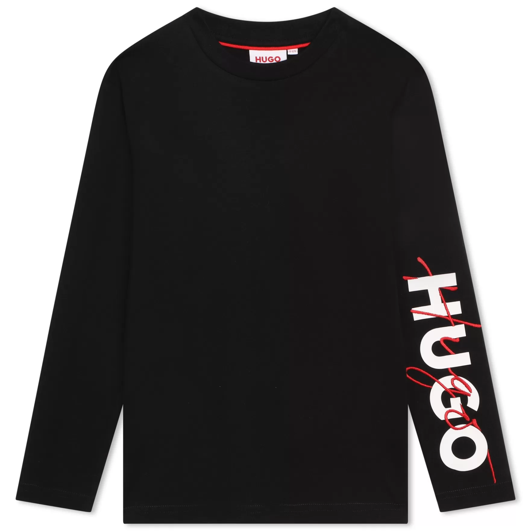 Jongen HUGO T-Shirt Met Dubbel Logo