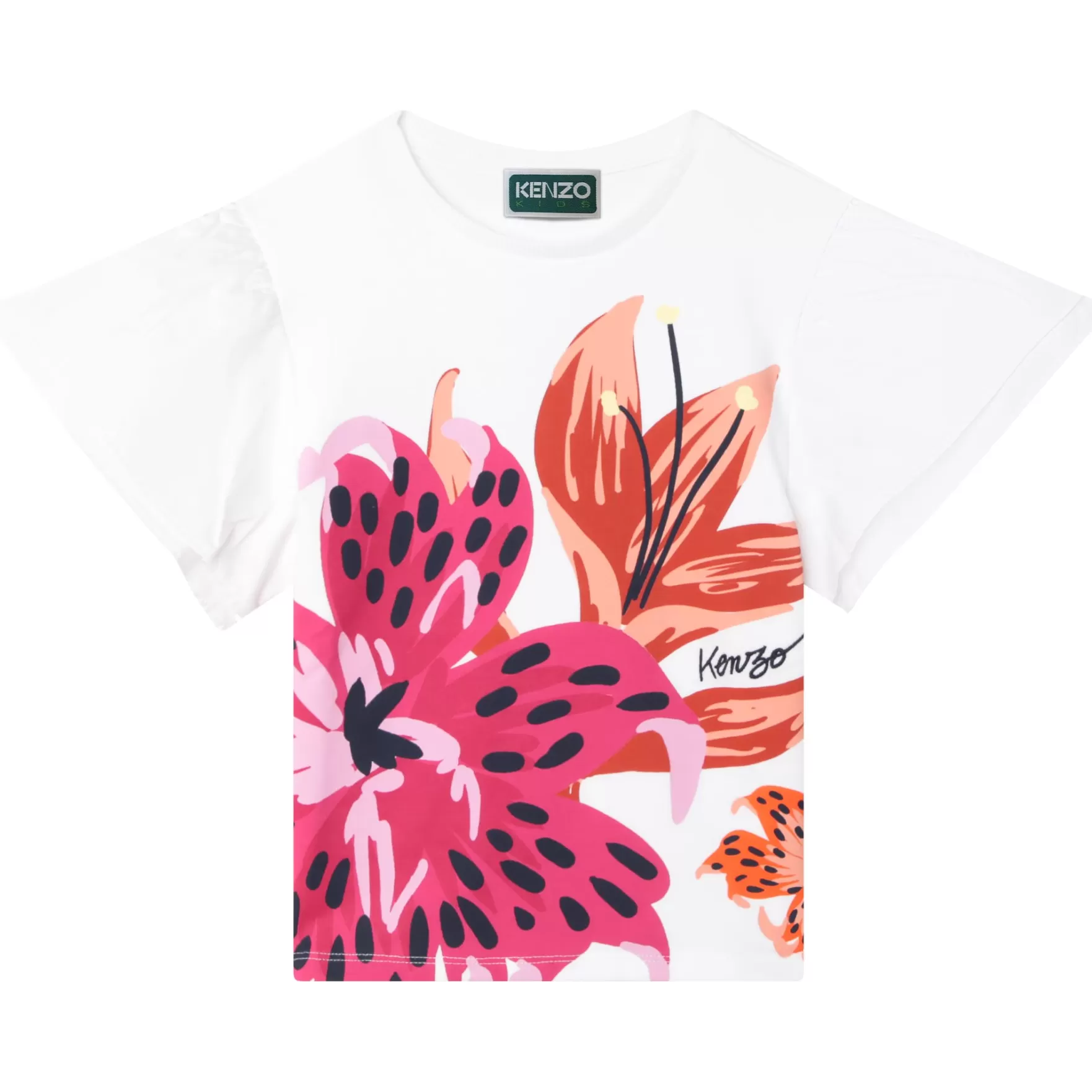 Meisje KENZO KIDS T-Shirt Met Korte Mouwen