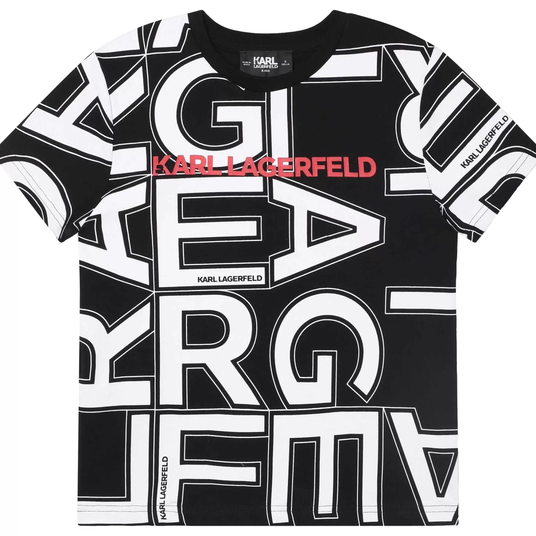 Jongen KARL LAGERFELD KIDS T-Shirt Met Korte Mouwen