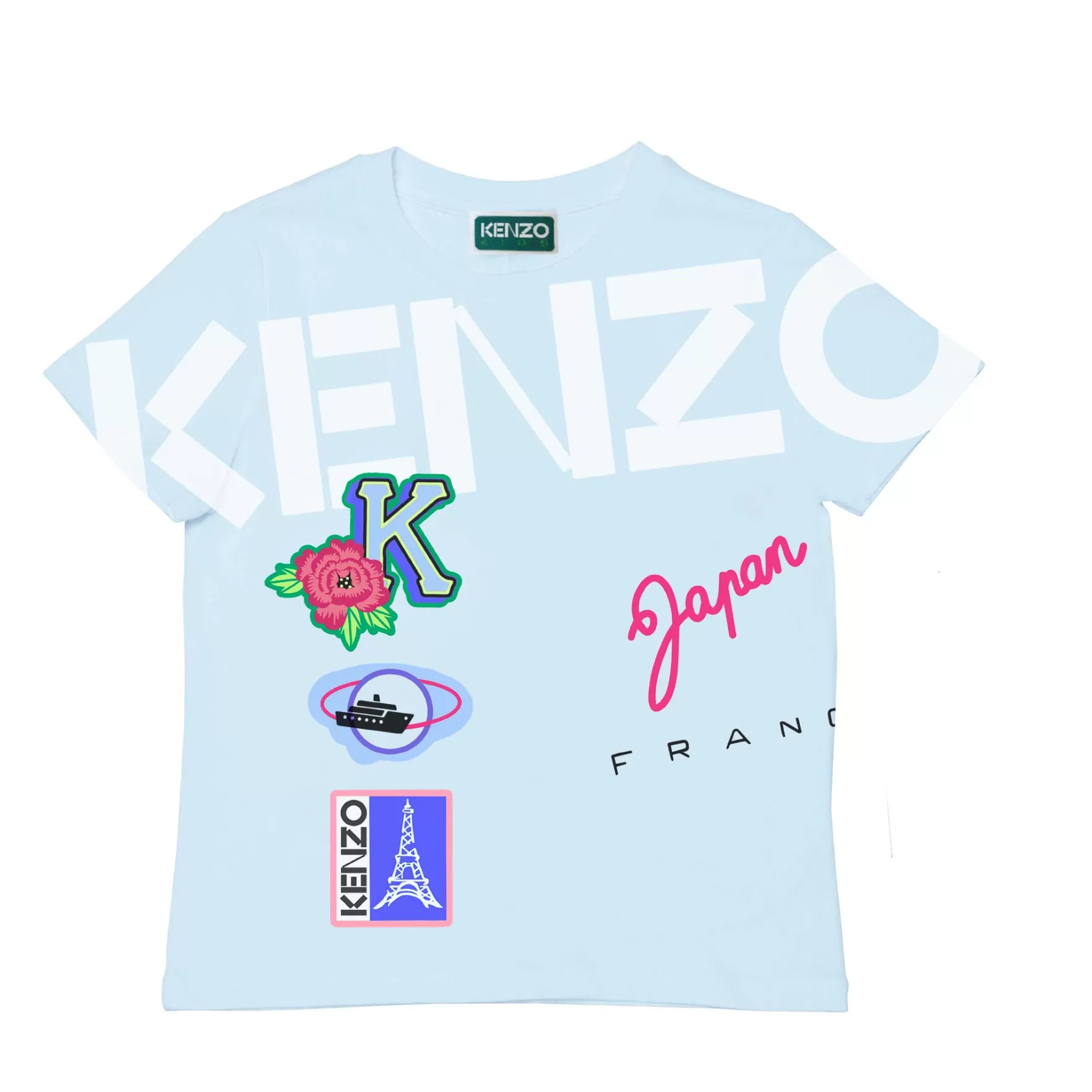 Meisje KENZO KIDS T-Shirt Met Korte Mouwen