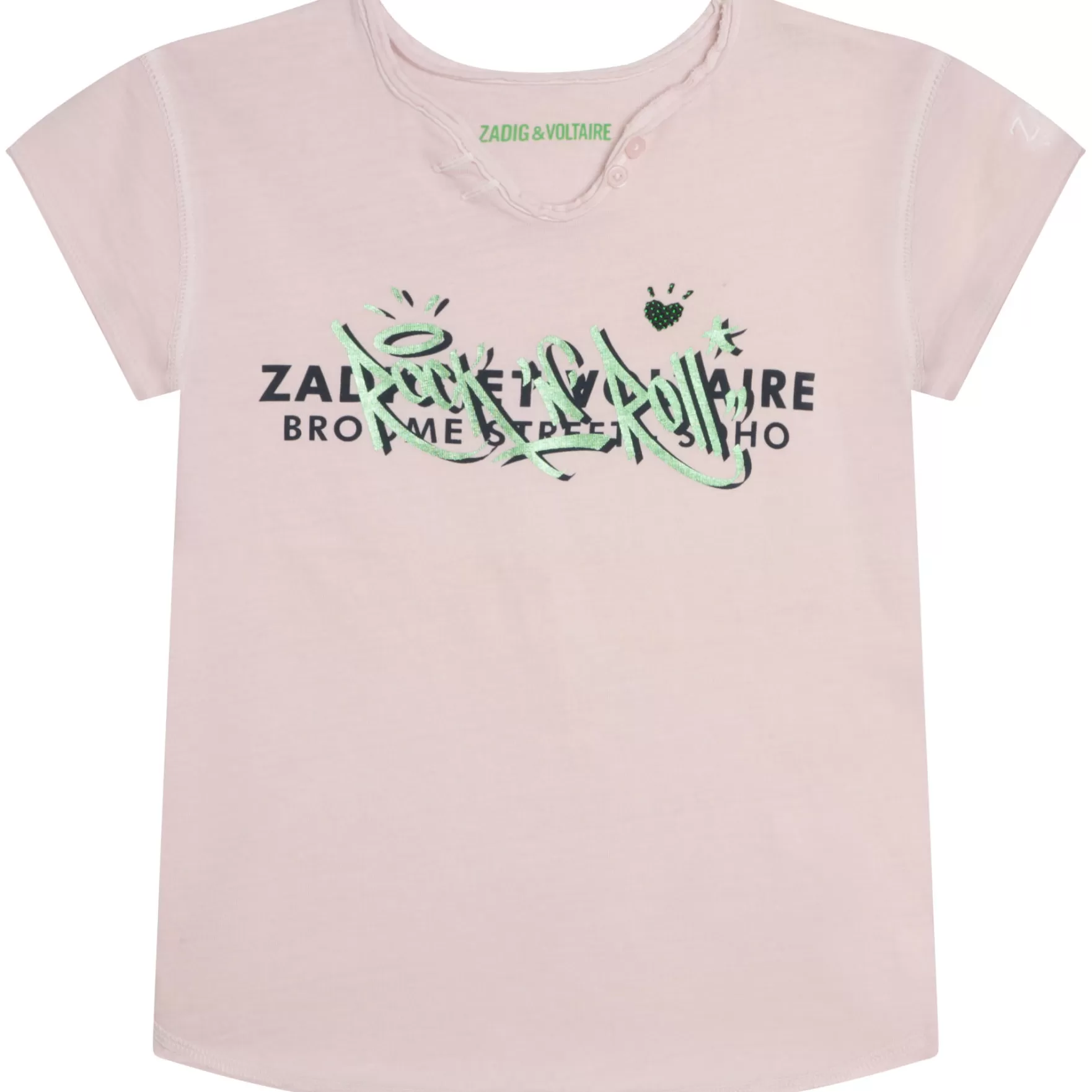 Meisje ZADIG & VOLTAIRE T-Shirt Met Korte Mouwen