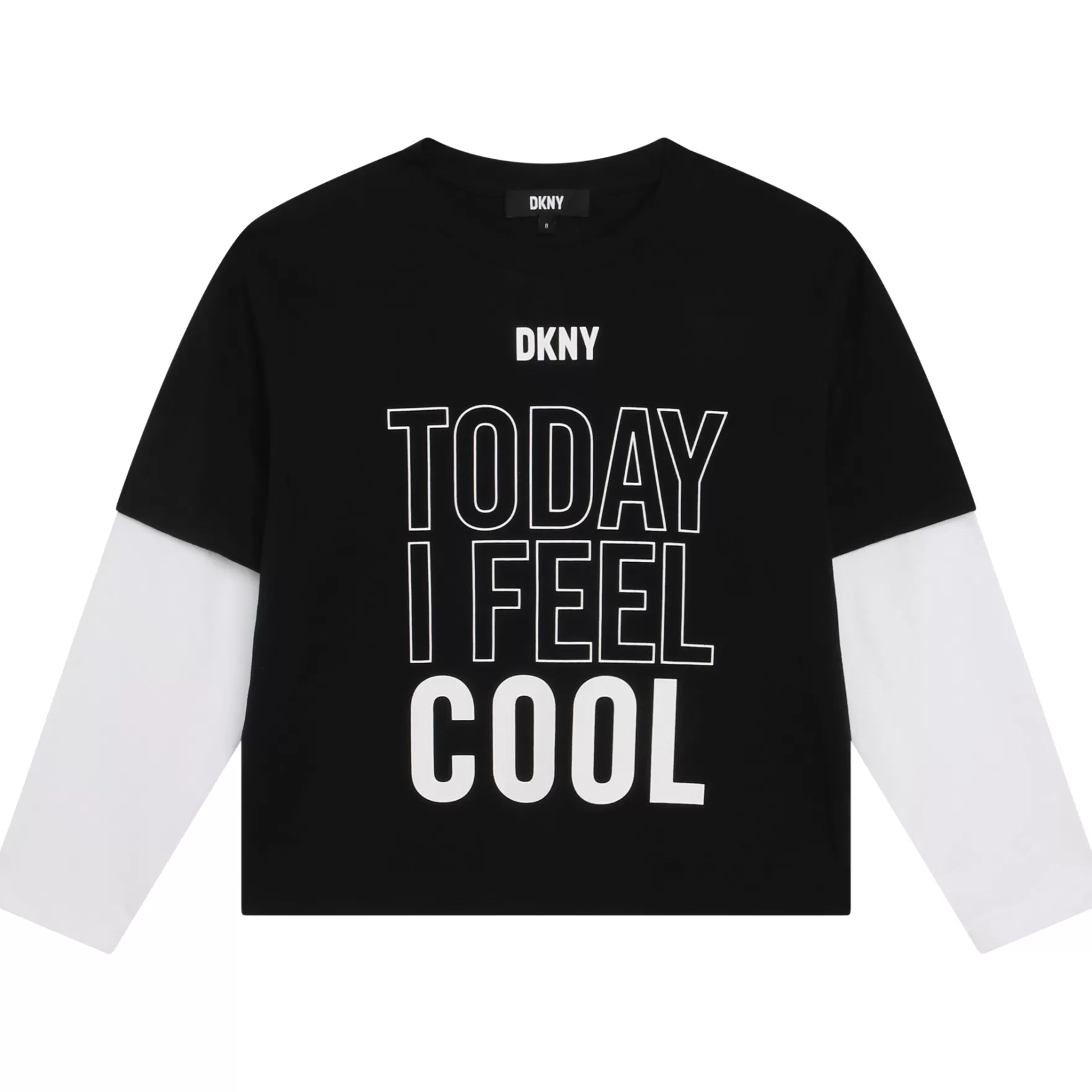 Meisje DKNY T-Shirt Met Lange Mouwen