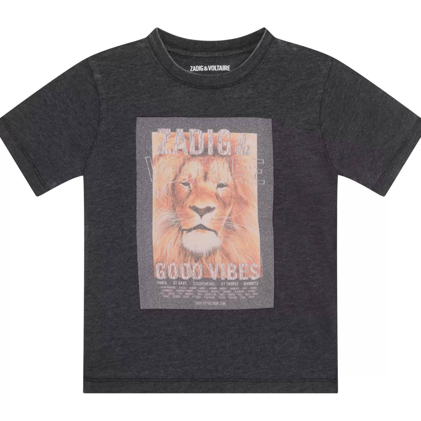 Jongen ZADIG & VOLTAIRE T-Shirt Met Leeuwenprint