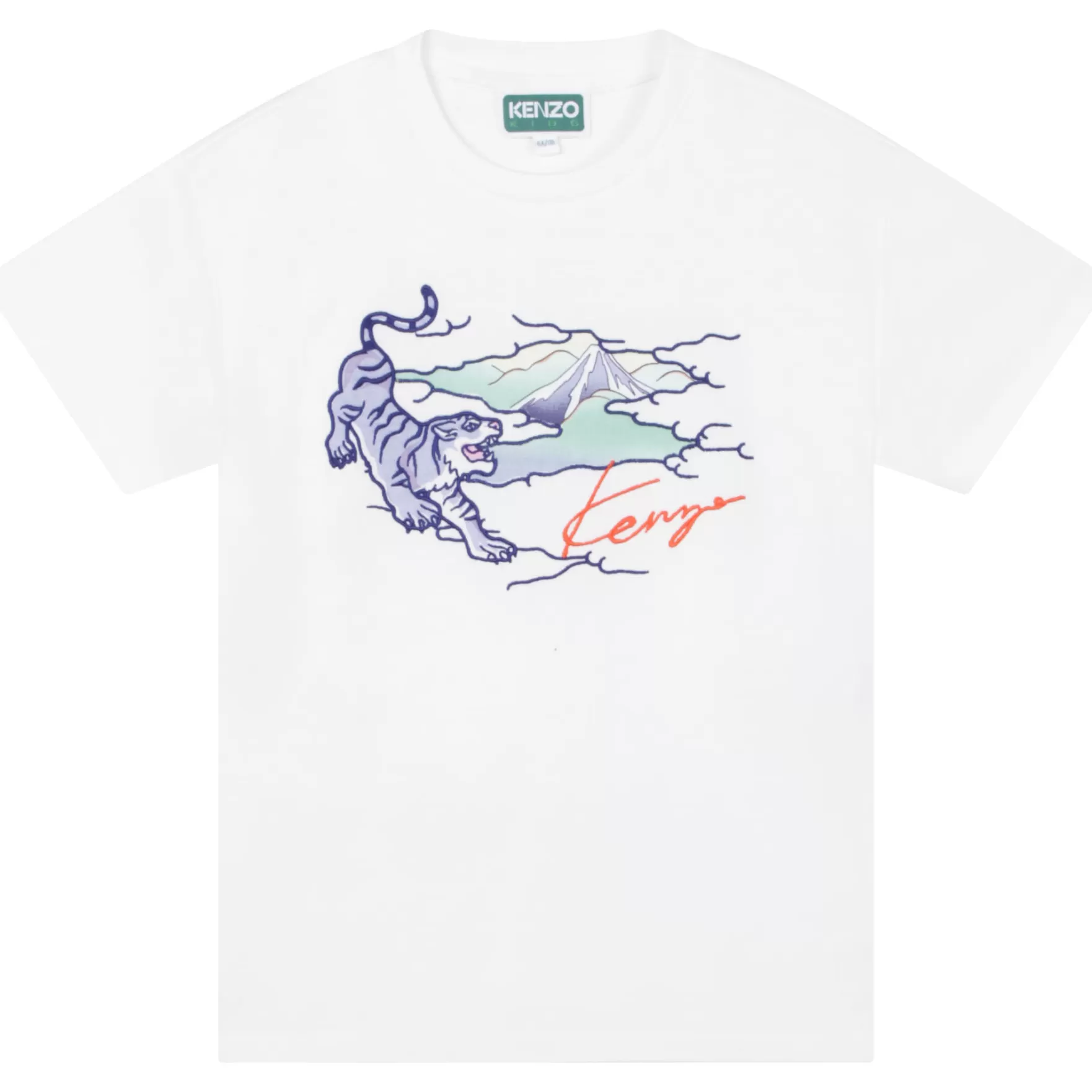 Jongen KENZO KIDS T-Shirt Met Print Voorop