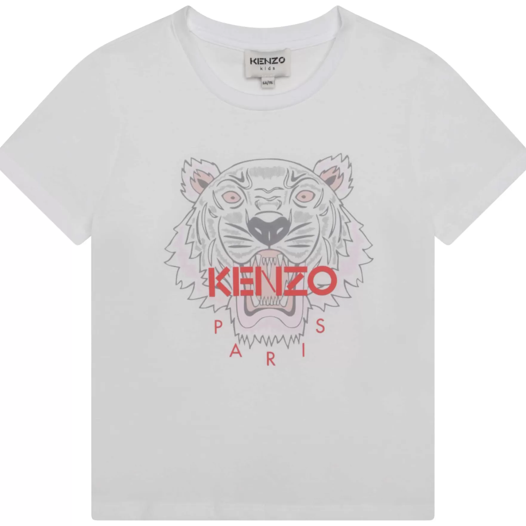 Meisje KENZO KIDS T-Shirt Met Tijgerprint