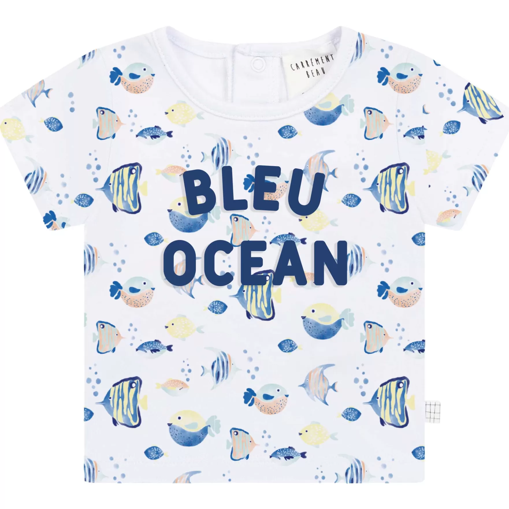 Jongen CARREMENT BEAU T-Shirt Met Vissenprint