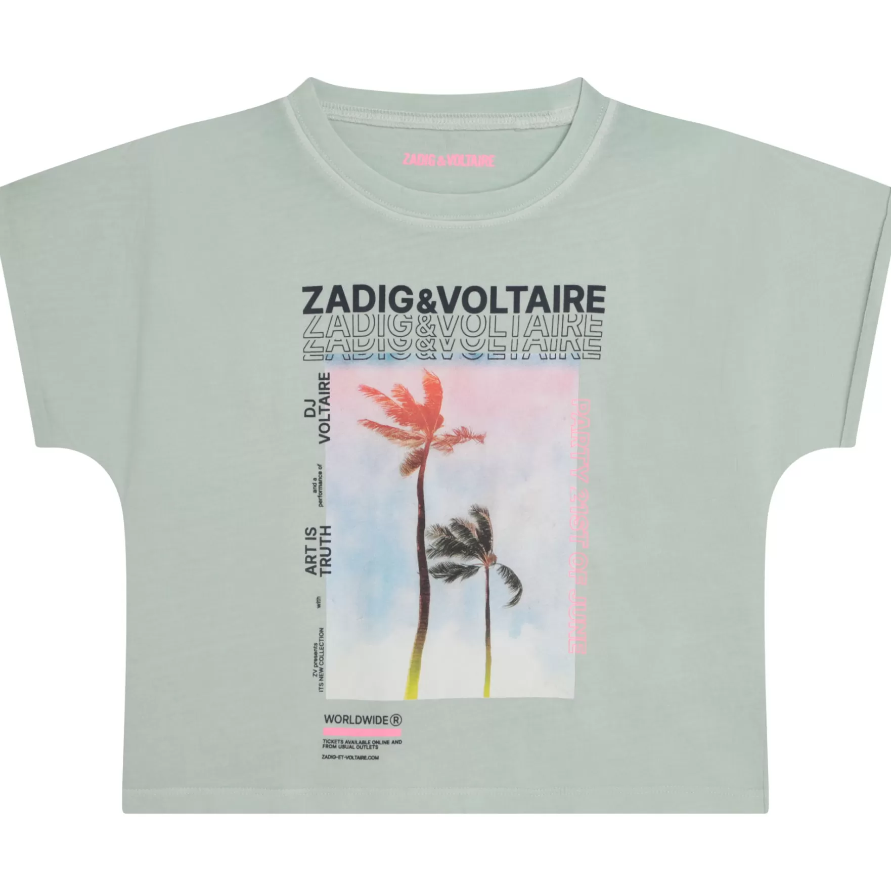 Meisje ZADIG & VOLTAIRE T-Shirt Met Wijde Pasvorm