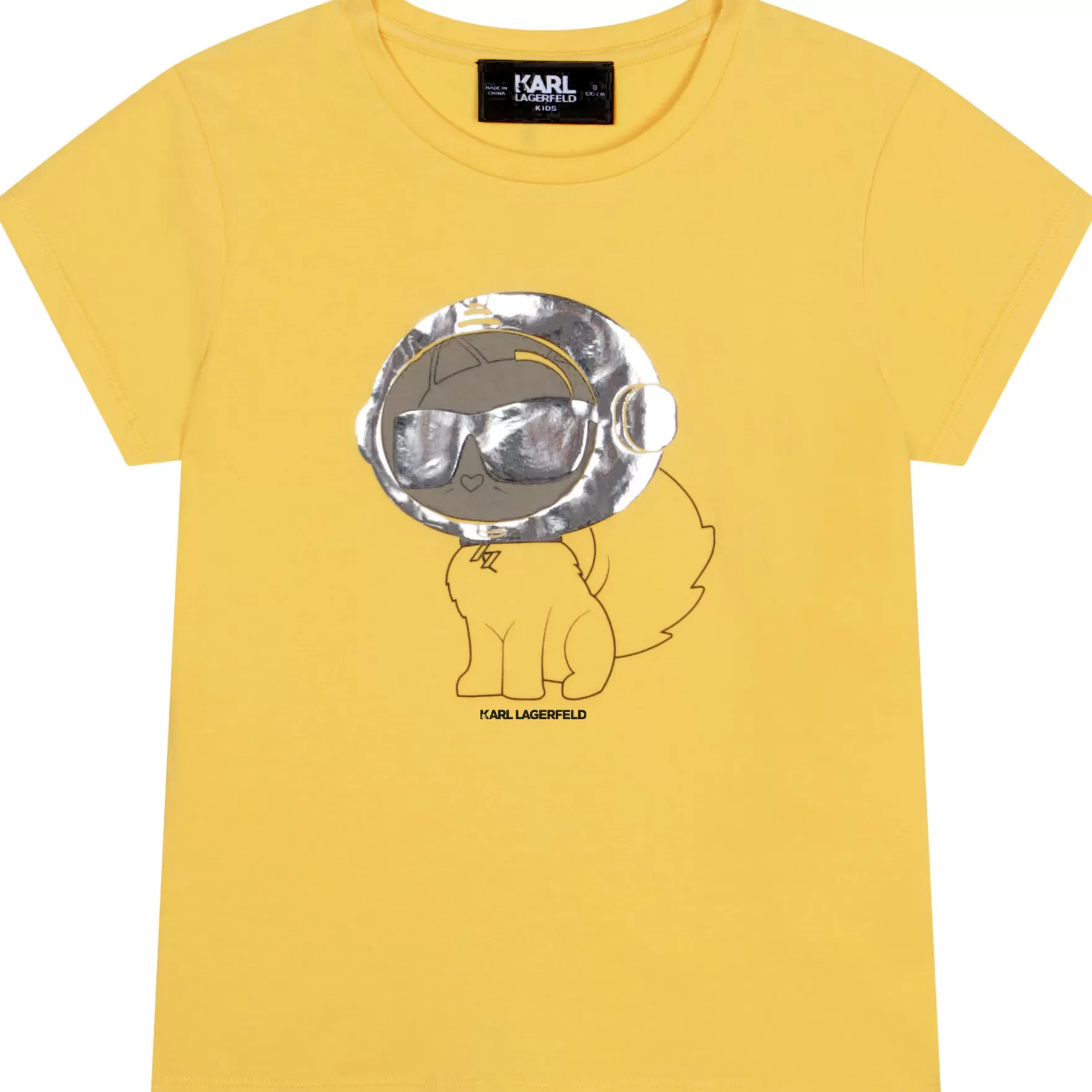 Meisje KARL LAGERFELD KIDS T-Shirt Van Katoen En Modal