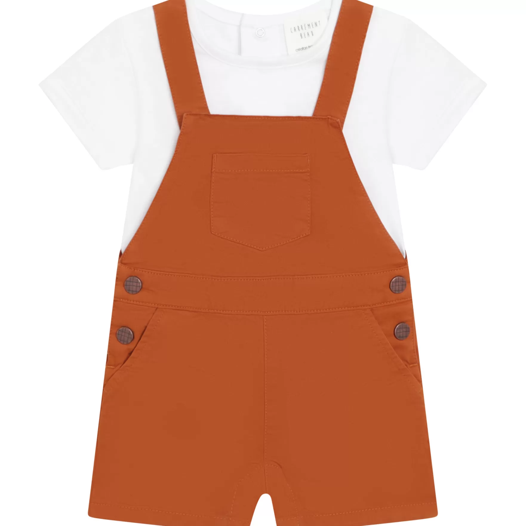 Jongen CARREMENT BEAU Tuinbroek En T-Shirt