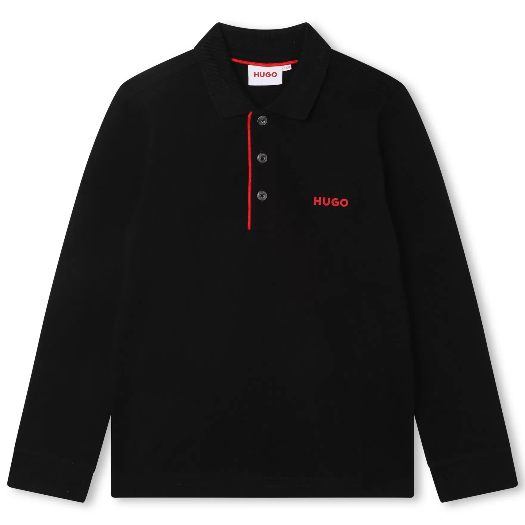 Jongen HUGO Tweekleurige Polo Met Logo