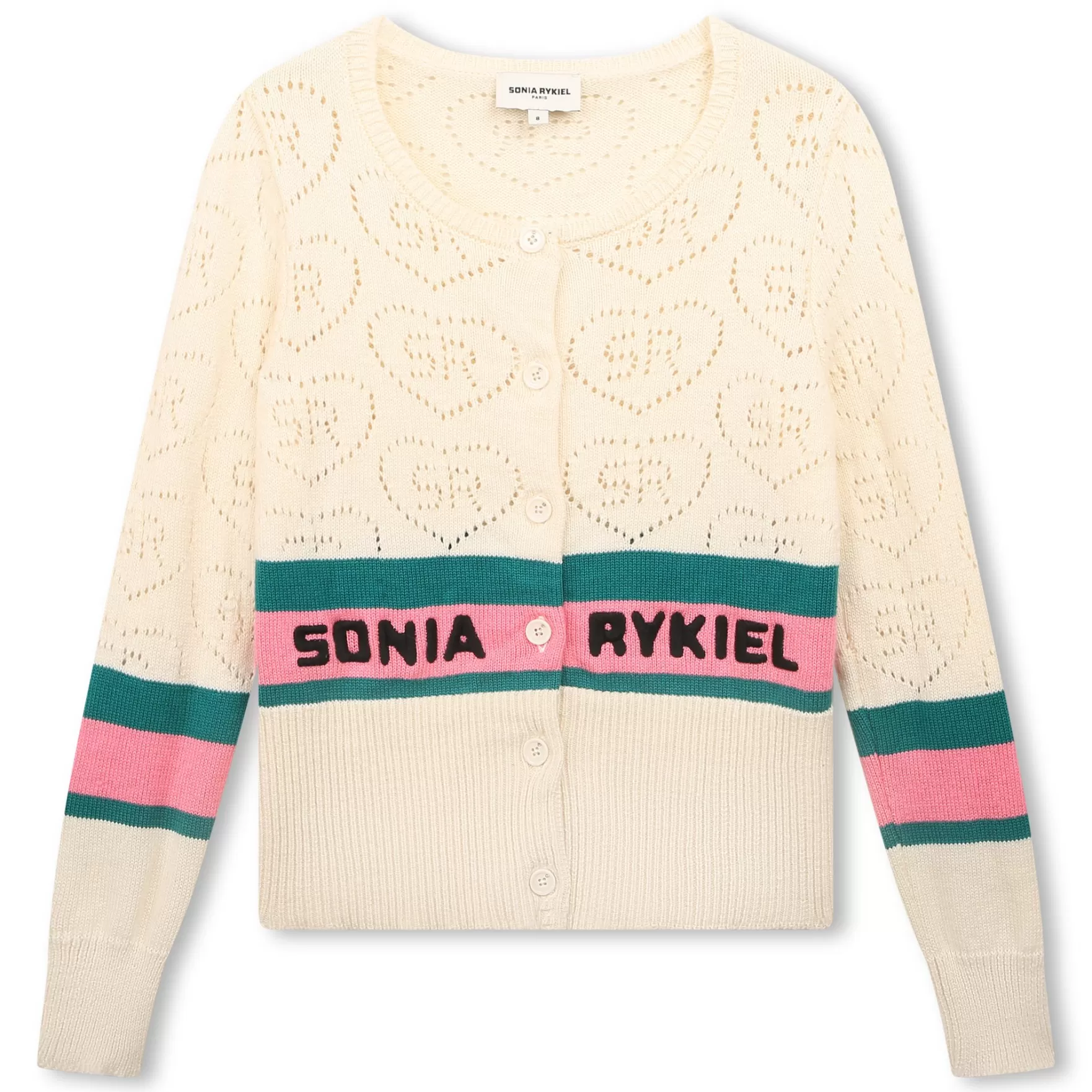 Meisje SONIA RYKIEL Vest Met Opengewerkte Motieven