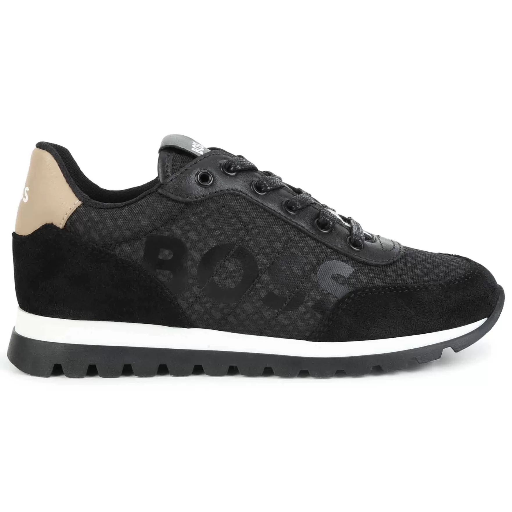 Jongen BOSS Vetersneakers Met Leer